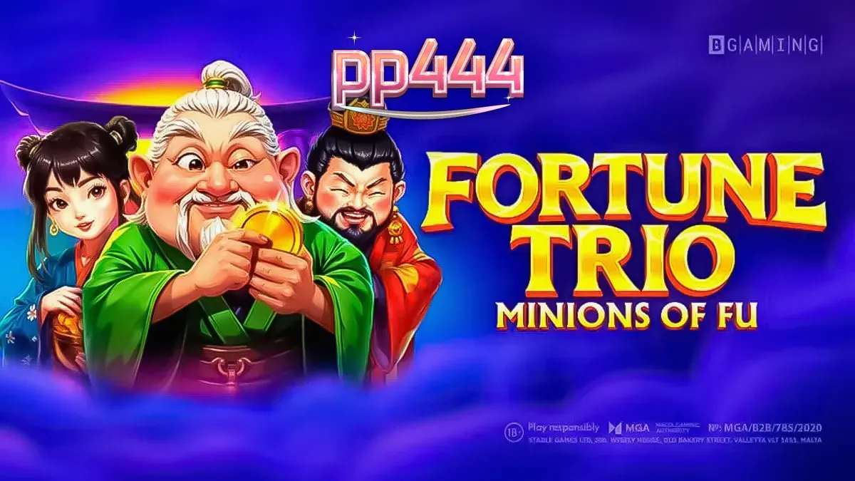 Tampilan visual slot Fortune Trio: Minions of Fu dengan tema Asia